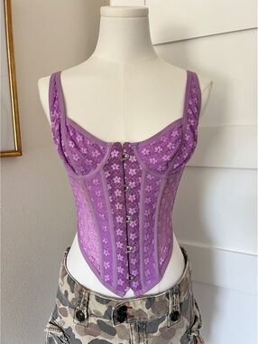 Urban Outfitters Out From Under Modern Love Corset Top